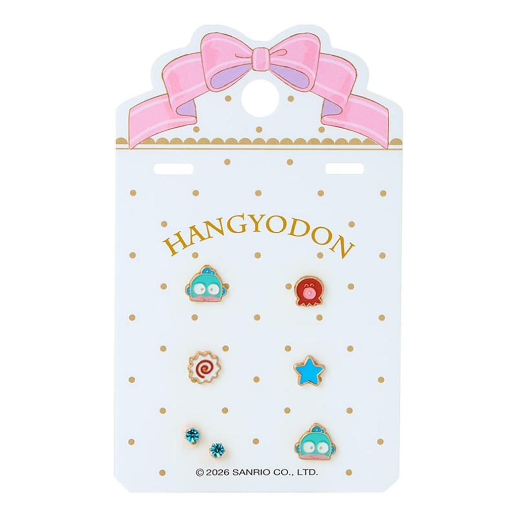 Sanrio Pearls Earrings 7-Piece Set Hangyodon 923443