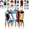 Stylish Men's Summer Tracksuit Sport Suit T-shirt And Shorts Outfit Set