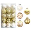 Pcs Christmas Balls Ornaments 2.4 Inch Small Shatterproof Plastic Balls