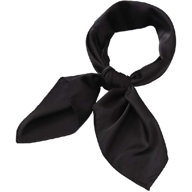 Платок атласный квадратный шейный платки для волос для женщин 27  x 27