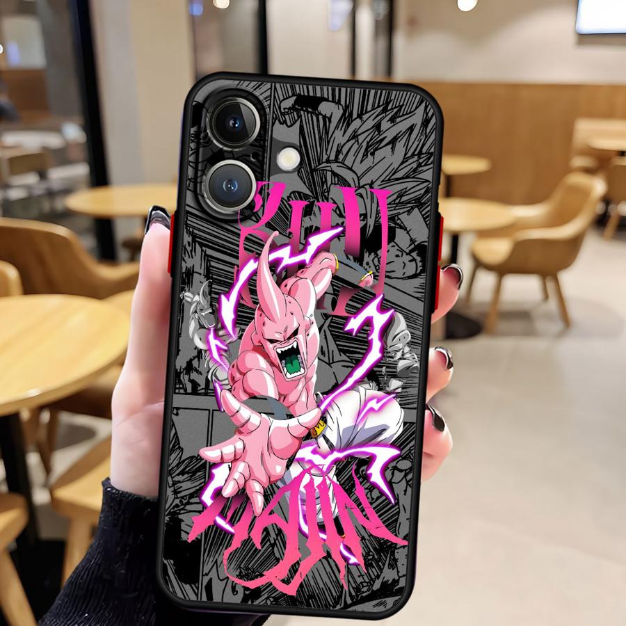 Case for iPhone 17 Pro Max 14 15 13 Mini Air 7 8 SE X XS XR 12 16 Plus 11 17P 16P Funda Back Phone Cover Dragon Bll Majin Buu