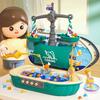 3 In 1 Toy Boat Electric Magnetic Fishing Playset Toys Music Story Machine Educational Birthday Christmas Gifts For Girls Boys