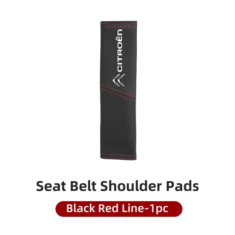 Car Seat Safety Belt Shoulder Cover Spliced Protective Cover For Citroen C4 C3 C5 C1 C2 C6 VTS C4L DS3 DS4 DS5 Grand Berlingo