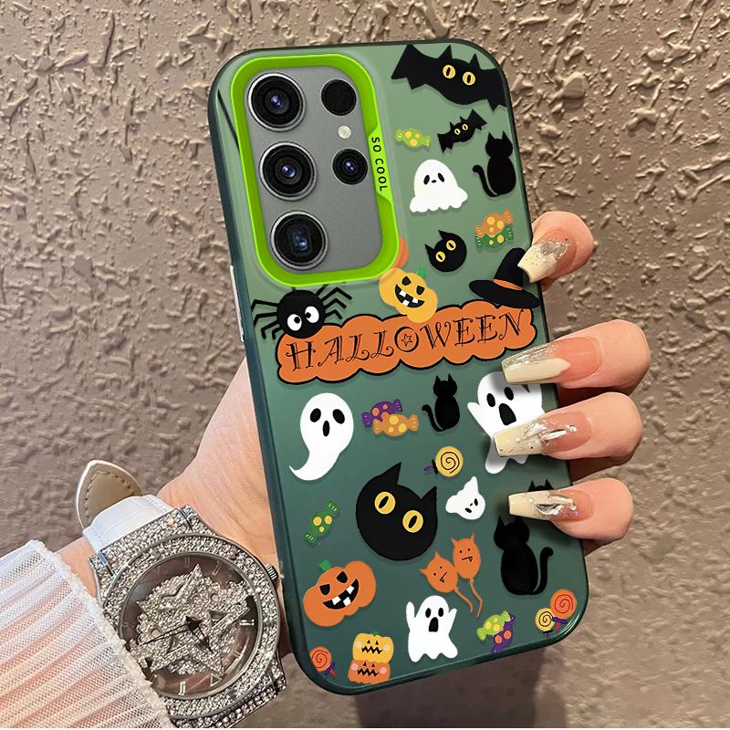 Ghost Halloween Frosted Case for Samsung Galaxy S25 S24 S23 S22 Ultra S21 Plus S20 FE A73 A72 A71 A56 A55 A54 A53 Acrylic Cover
