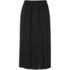Loose Pleated Midi Skirt Solid Color Casual Long Skirt Women Skirts 2182B549-001