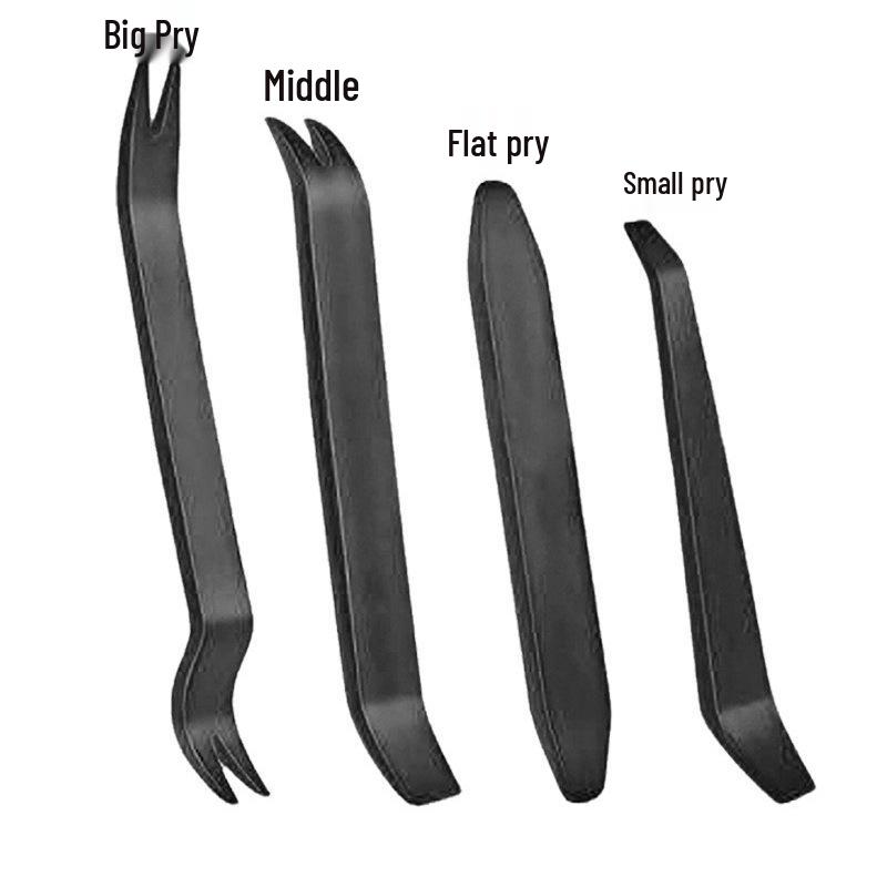 4-Piece Car Audio Tool Set: High-Strength Plastic Pry Bars for Door Panel Removal Mini Pry Bar (8.1g)