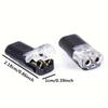 50 Pieces of 2-Pin Plug Electrical Connectors for Automotive Wires and Cables, Automotive Electrical Connector Strip Terminals