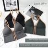 Deep V Zipper Sports Vest with Chest Pads & Shorts for Women