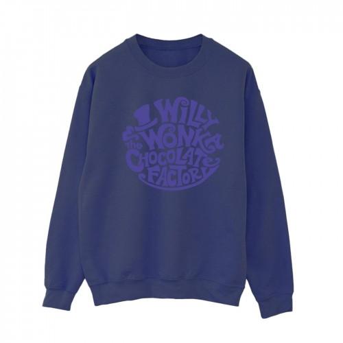 Willy Wonka & The Chocolate Factory Womens/Ladies Typed Logo Sweatshirt