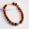 Multi Color Beaded Necklace Resin Acrylic Vintage Choker Resin Beaded Chokers  Vacation Accessories