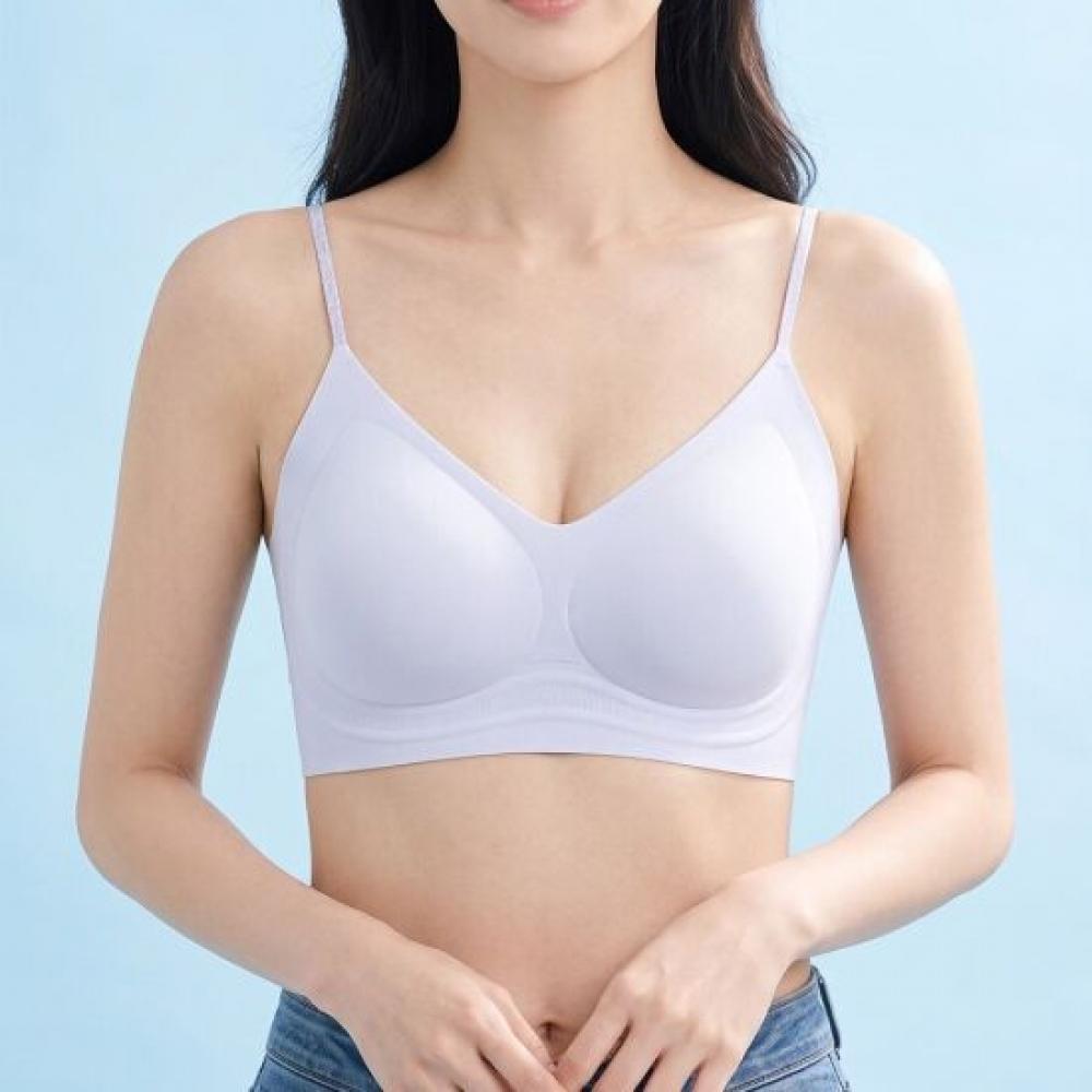 Navava Women S Cooling Thin Breathable SeamleSS Wirefree Bra 2 Set
