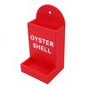   Chicken Feeder Hanging Gravity Feed Oyster   Dispenser for Small to Medium Poultry Desktop Decoration Red