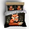 "Whimsical foxes' cozy embrace" Bedding sets Duvet covers Pillowcases(1* Duvet Cover 2* Pillowcases without duvet insert)