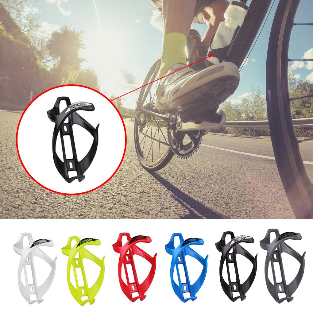 Bicycle Water Bottle Cage Plastic Cycling Bottle Holder Adjustable Bike Drink Cup Rack  Yellow