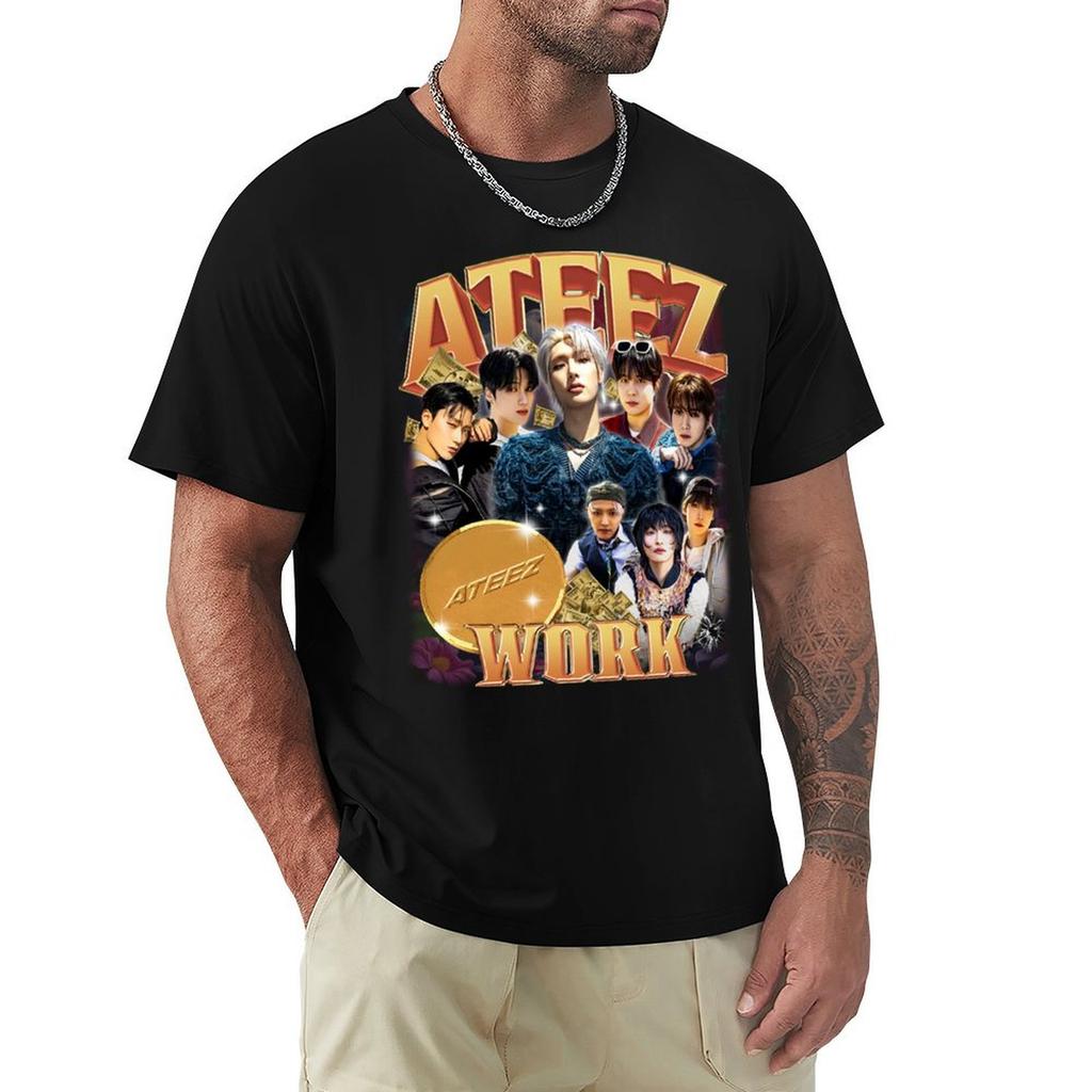 Ateez T-Shirt Feuchtigkeitsregulierendes Sport-T-Shirt