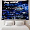 Orlando Basketball Quick-Dry Tapestry Hanging for Bedroom,Livingroom, Playroom,Decor Art Room Wall Tapestry Holiday and Birthday Gifts