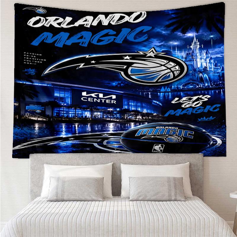 Orlando Basketball Quick-Dry Tapestry Hanging for Bedroom,Livingroom, Playroom,Decor Art Room Wall Tapestry Holiday and Birthday Gifts