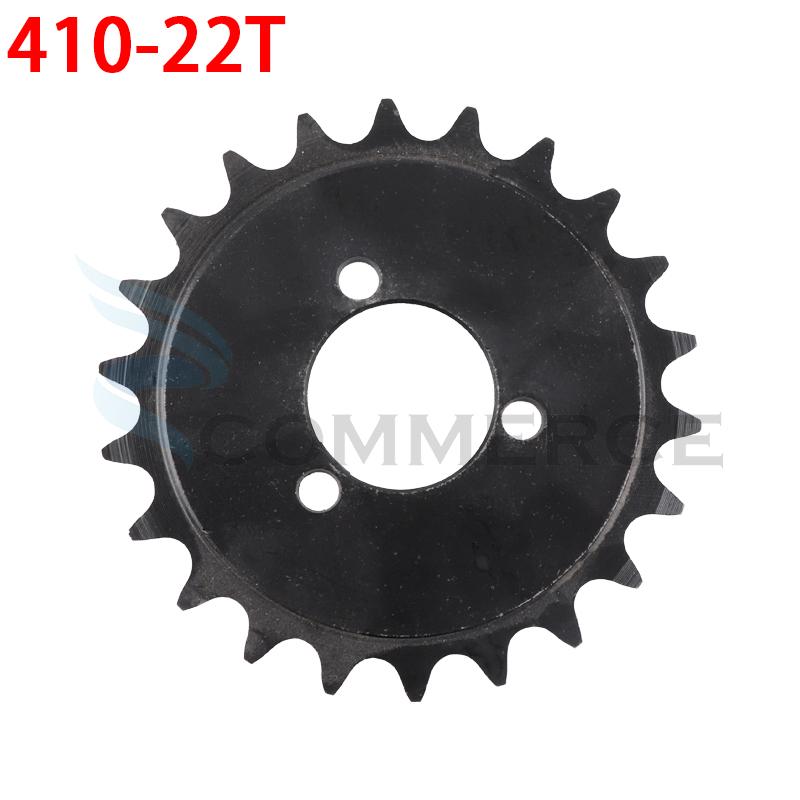 Motorcycle 410 Chain Plate 18T 22T Sprocket 18/22 Tooth Transmission Gear Fit For Electric Scooter Bicycle Bike Accessories