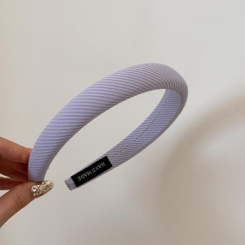 Candy-colored Hairband, Sweet Fabric Sponge Headband, Girl's Hair Accessory, Hairband for Washing Face