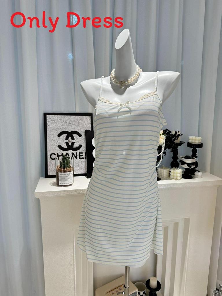 Robe de nuit d'été en soie glacée pour femmes, fine, sans manches, pour la maison