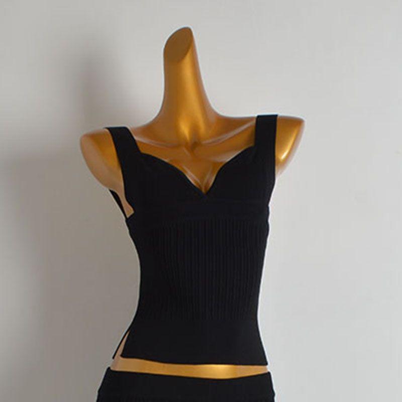 

Cabinet New Summer Vest + Skirt Women clothes Gyaru Sexy Sling Skirts Knitting Suit All-Matching Top Black single vest All yards