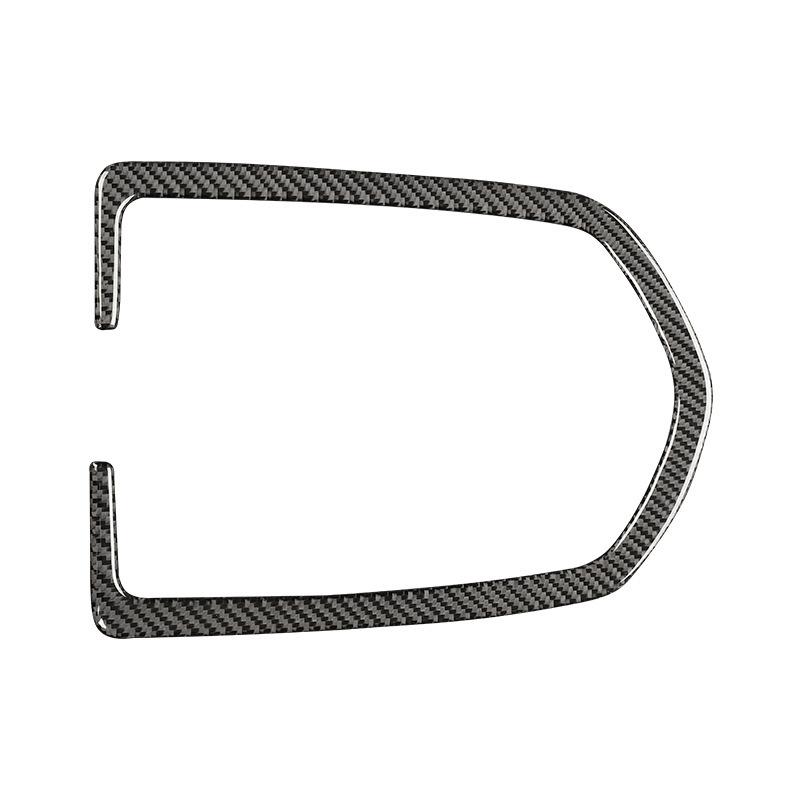 For Porsche Macan 2015-2018 Carbon Fiber Car Front Roof Reading Light Panel Trim Frame Interior Decoration Sticker Accessories