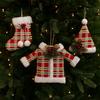 Clothing Christmas Tree Pendant Plush Christmas Decorations  Party Favors