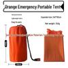 Portable Emergency Insulated Survival Tent with Aluminum Film Blanket for Camping and Mountaineering