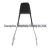 Stainless Steel & Faux Leather Motorcycle Backrest MT141 with Electroplated Bracket