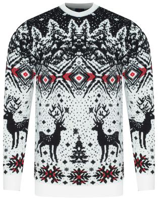 Men' Sweater - 2310 White Christmas