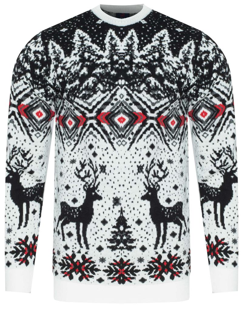 Men' Sweater - 2310 White Christmas