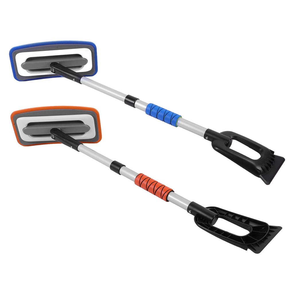 Skrobaki do śniegu samochodowe Stop aluminium Ergonomiczny uchwyt Wydajne usuwanie śniegu Szczotka do śniegu Skrobak do lodu dla