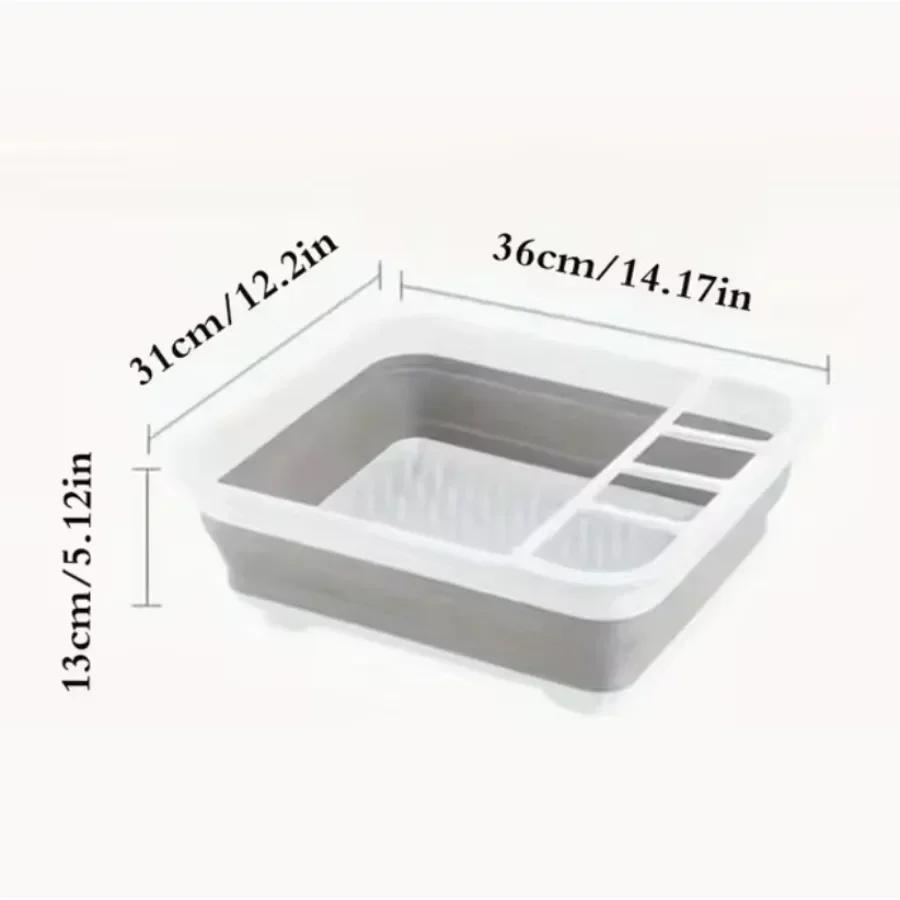 Ociekacz do naczyń stojak do przechowywania uchwyt na przybory składany składany talerz ociekacz organizator przyczepa kempingowa Camper akcesoria kempingowe