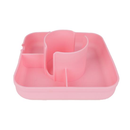 

Силиконовый нескользящий подстаканник для дивана с большим подстаканником, несколько отделений, водонепроницаемый, устойчивый к проливам, подстаканник для дивана розовый