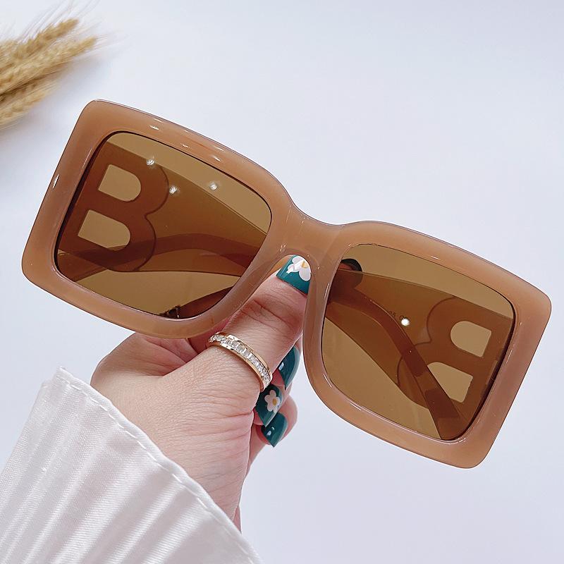Oversized Square Vintage Sunglasses Fashion Designer Brand Cat Eye Sun Glasses for Women Stylish Oculos De Sol