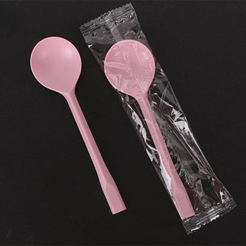 Disposable Plastic Golden Turtle Spoons