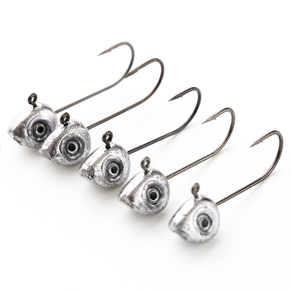 Swim Small Lead Head Soft Lure Jig Head Fishing Hook LRF Fishing Hook Different Model Lead Head Jig Hook