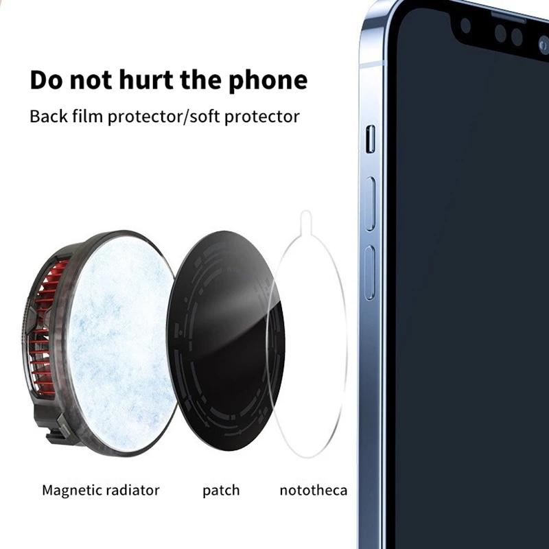 New 6/9cm Phone Ring Game Radiator Metal Plate Sheet Sticker For Magsafe For IPad Tablet PC iPhone 14 15 Phone Accessories