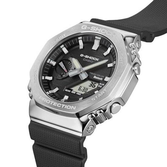 Casio G-SHOCK G-STEEL Smartphone Link Solar Ana-Digi Wristwatch Black GBM-2100-1A Imported Model