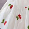 Girls Cute Dress Summer Cotton Vest Skirt 0-3 Baby Girl Nightdress Dress Doll Skirt White Sleeveless A-line Skirt