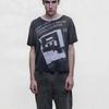 ERD Snowflake Cotton T-Shirt Vintage Wash Distressed Short Sleeve Loose Fit Teens