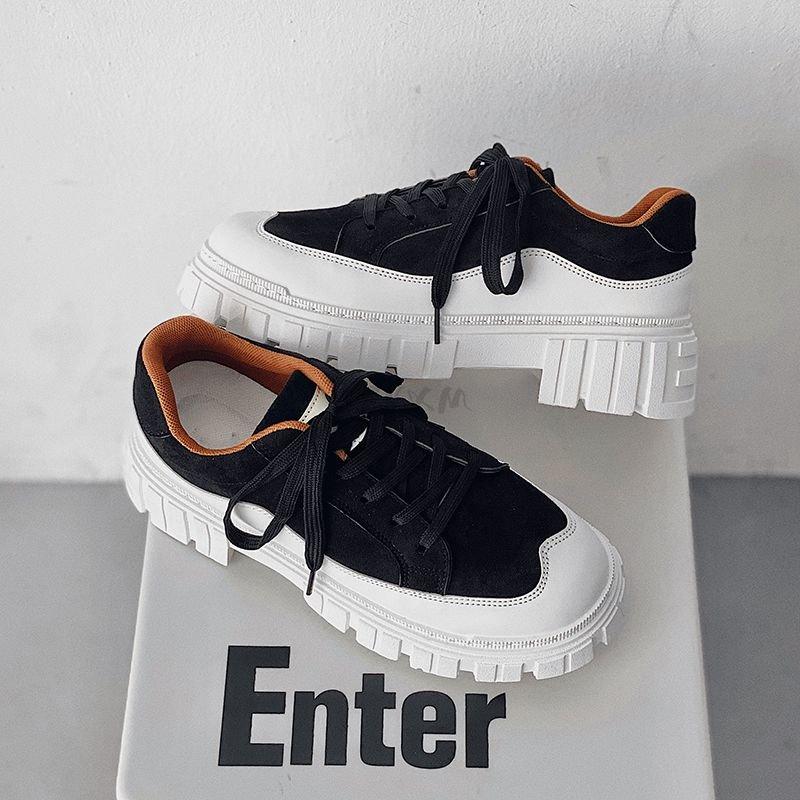 Casual Shoes Men Chunky Sneakers 2025 New Male Sneakers Black Autumn Shoes Platform Sneakers for Men Comfort Zapatillas Hombre