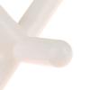 1Pc Billiard Stand Heads White Plastic Handle Pool Snooker Cross Pole Rest Replacement Bridge Extender Lightweight Accessory