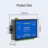 MoweStar 4-Port Industrial RS232/485 to Ethernet Serial Server