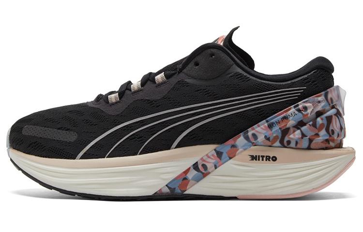 PUMA Maggie Stephenson X Run Xx Nitro Artwork Black Arctic Ice Women s 377188-01 35.5