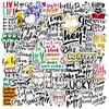 50pcs Waterproof Motivational Graffiti Stickers - Classical Chinese Design for Luggage, Skateboards, Refrigerators, Laptops