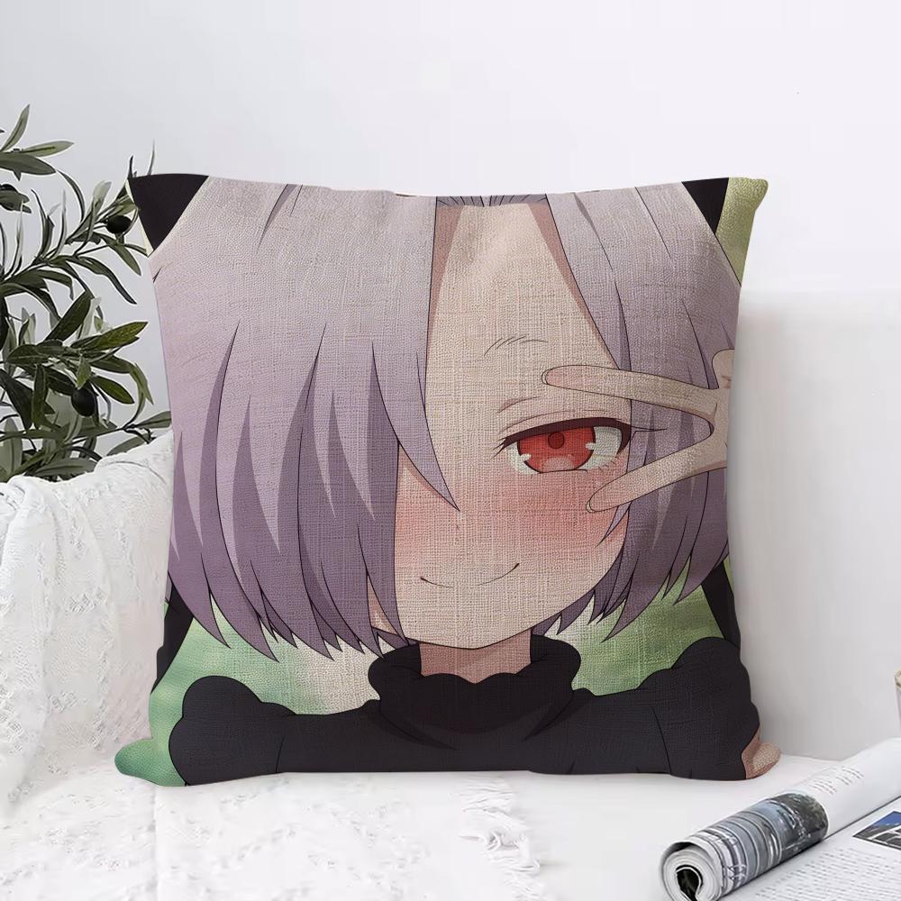 The Shy Hero And The Assassin Princesses Cushion Cover Breathable Linen Pillow Cover Skin-Friendly Home Decor With Hidden Zipper