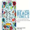 Popular Beach Towels Summer Microfiber Bath Towels Oversized