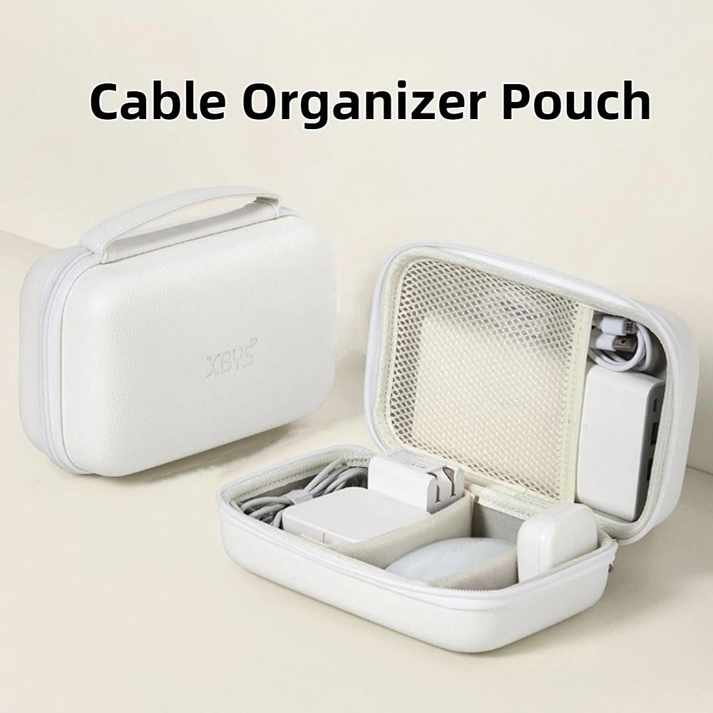 Large Capacity Cable Organizer Pouch Multi-Function Hard Drive Bag Digital Storage Bag  Unisex
