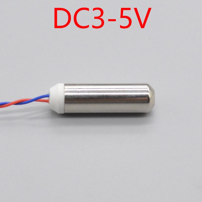 Waterproof Vibration Motor Coreless Cylindrical Vibrating Motor Low Voltage Dc3.7V 5V For Beauty Device Diy Electronic Project